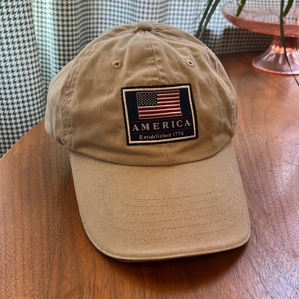 Vintage style America adjustable baseball cap